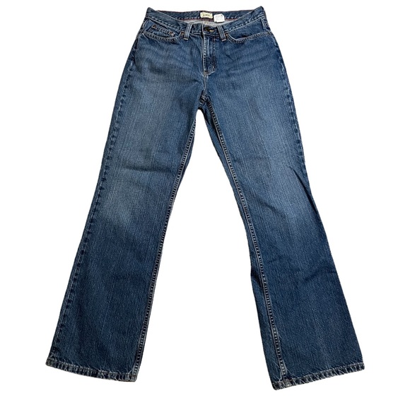 L.L. Bean Denim - L.L. Bean High Rise Straight Leg Jeans.  Size 10T